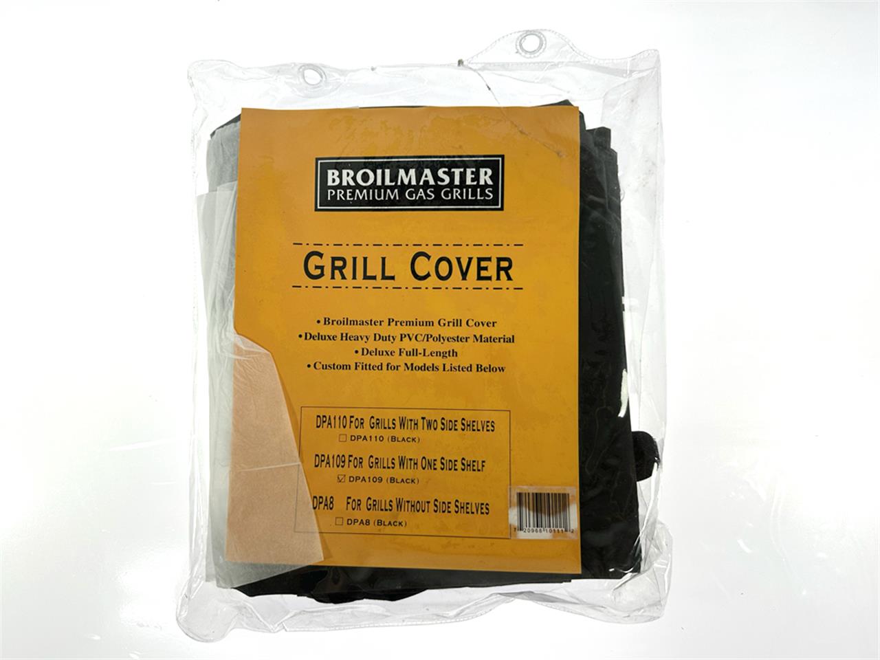 Grill Replacement Parts: 54"L X 18"W X 41"H Broilmaster Premium Grill Cover (For Grills With One Side Shelf)