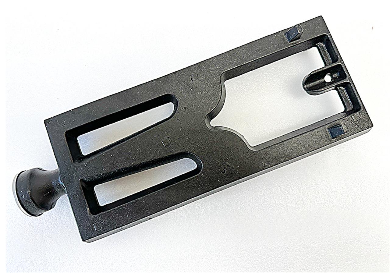 Grill Replacement Parts:  Rectangle Cast Iron Burner -  16in × 6¼in - (DCS, Kirkland Sig, Lynx)