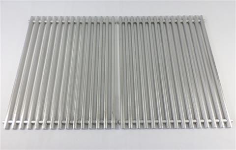 Parts for Cooking Grates Grills: 17-1/4" X 27-1/2" Two Piece Stainless Steel "Channel Formed" Cooking Grate Set