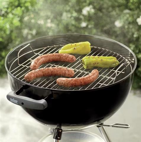 Grill Replacement Parts: 17-1/2" Diameter Cooking Grate. For Weber 18.5" Charcoal Kettles And Smokey Mountain Cooker (UPPER GRATE) 