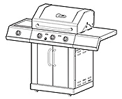 Char-Broil RED® Series Grill Parts