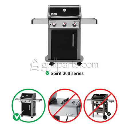 vermijden Matroos Oorlogsschip Weber Grill Parts | Repair & Replacement Parts for Weber Spirit E/S 310, 320  & 330 Gas Grills (2013 - 2017) | Burners, Cooking Grates, Heat Shields and  More | grillparts.com