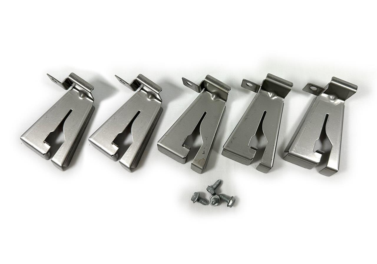 Parts for Genesis 2022 400 Series Grills: Burner Tube Clamps - 5pc Set - Genesis 400 Series (2022+)