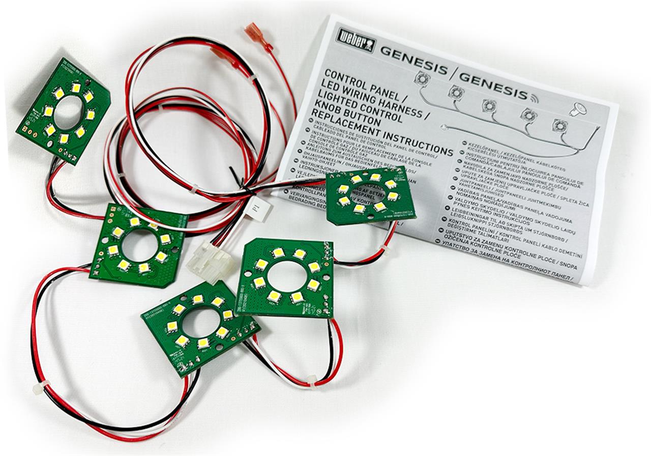 Grill Replacement Parts: NIGHTVISION LED Control Panel Wiring Harness – Weber Genesis 400 Series (2022+)