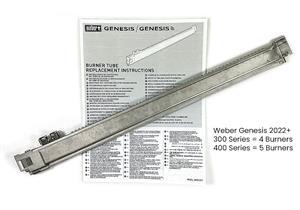  Genesis 2022 400 Series grill parts: Main Burner Kit (Propane) – 5-Piece Set - Weber Genesis 400 Series-SPX-435 (2022+) (image #5)