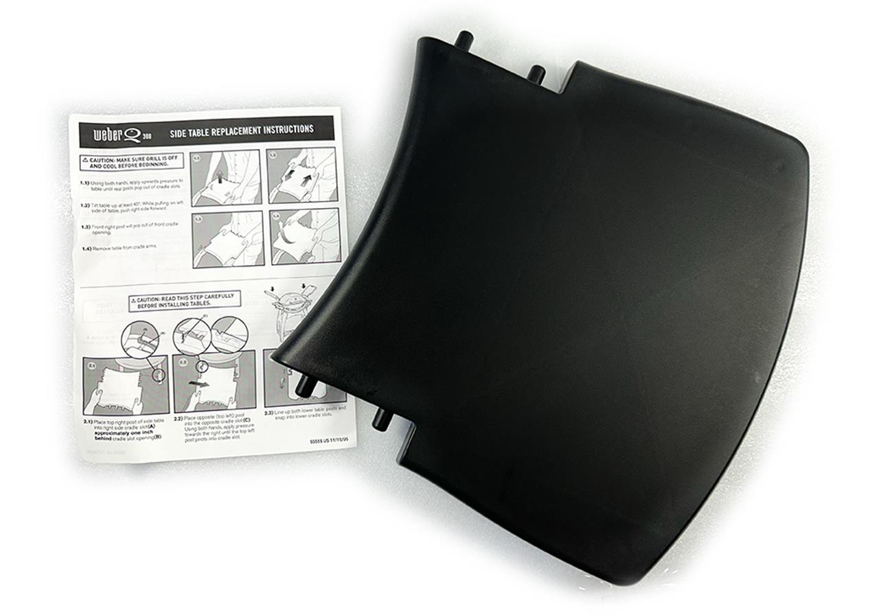 Grill Replacement Parts: Side Table - Weber Q3000 Q3200 - (2014 and Newer)