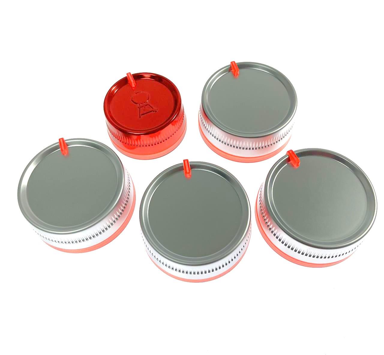 Grill Replacement Parts: Control Knob Kit – 5pc Set - Genuine Weber for Genesis 400 Series Gas Grills (2022+)