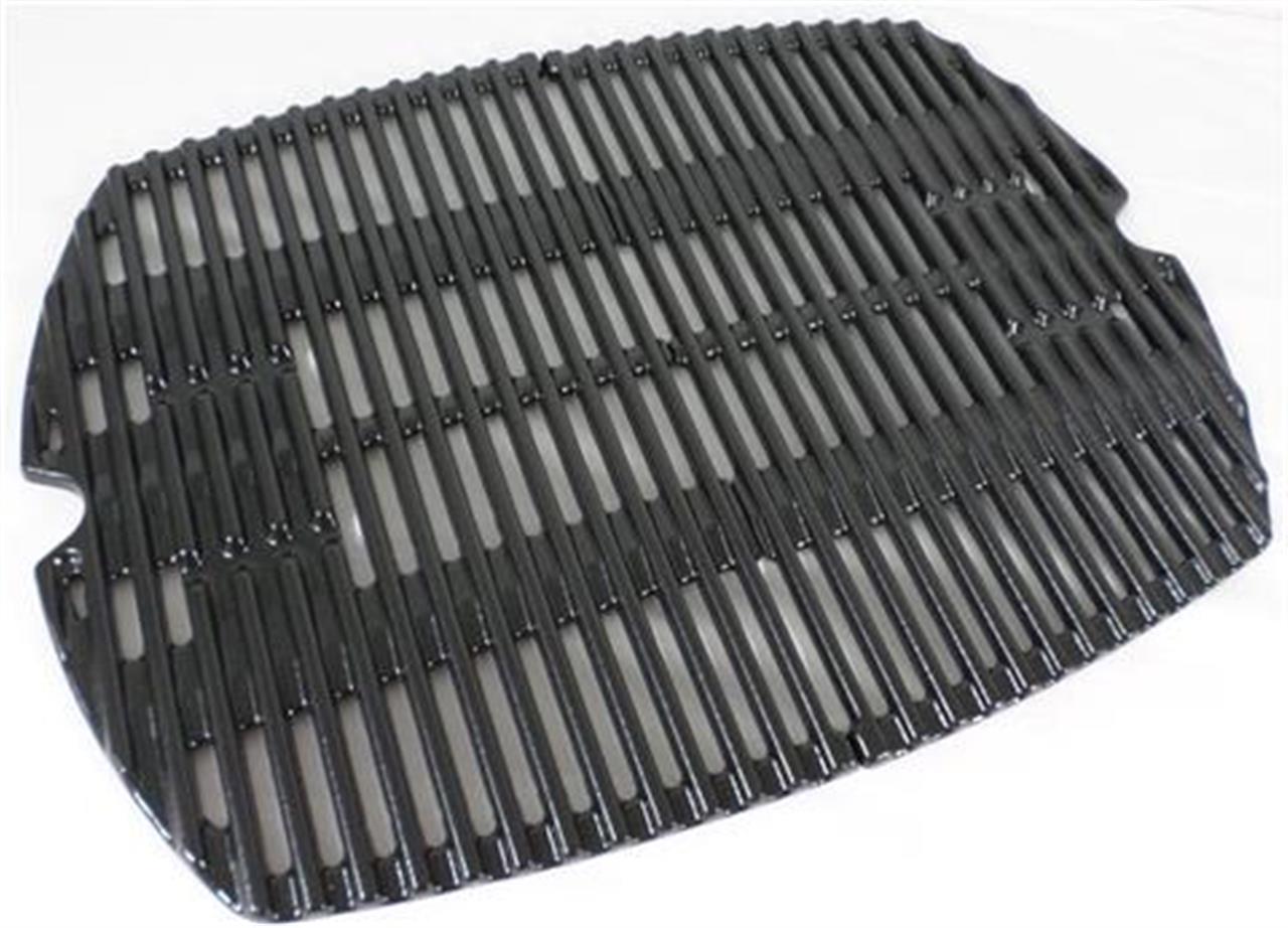 Grill Replacement Parts: Genuine Weber Q200/2000 Series Two Piece Cast Iron Cooking Grate - 21-1/4" X 15-1/4"