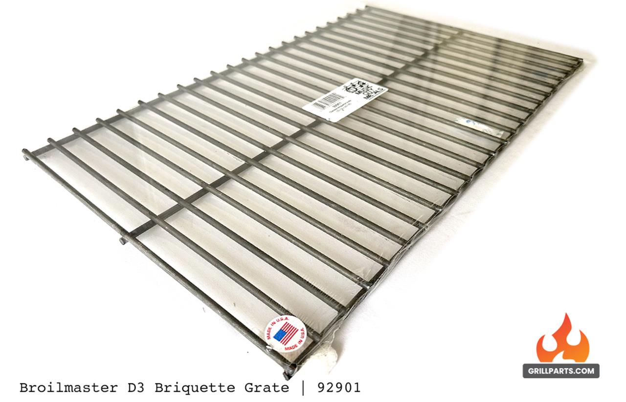 Grill Replacement Parts: Briquette Grate/Rack - 23-1/8in. x 13-5/8in. - Broilmaster D3