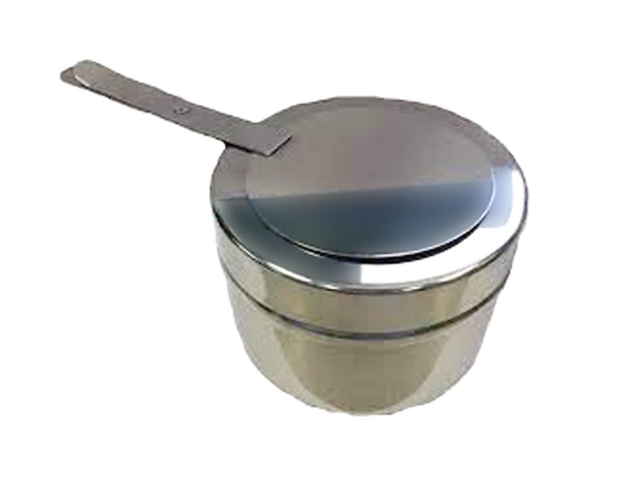 Grill Replacement Parts: Grease Cup with Slide-to-Close Lid - Stainless Steel - Broilmaster