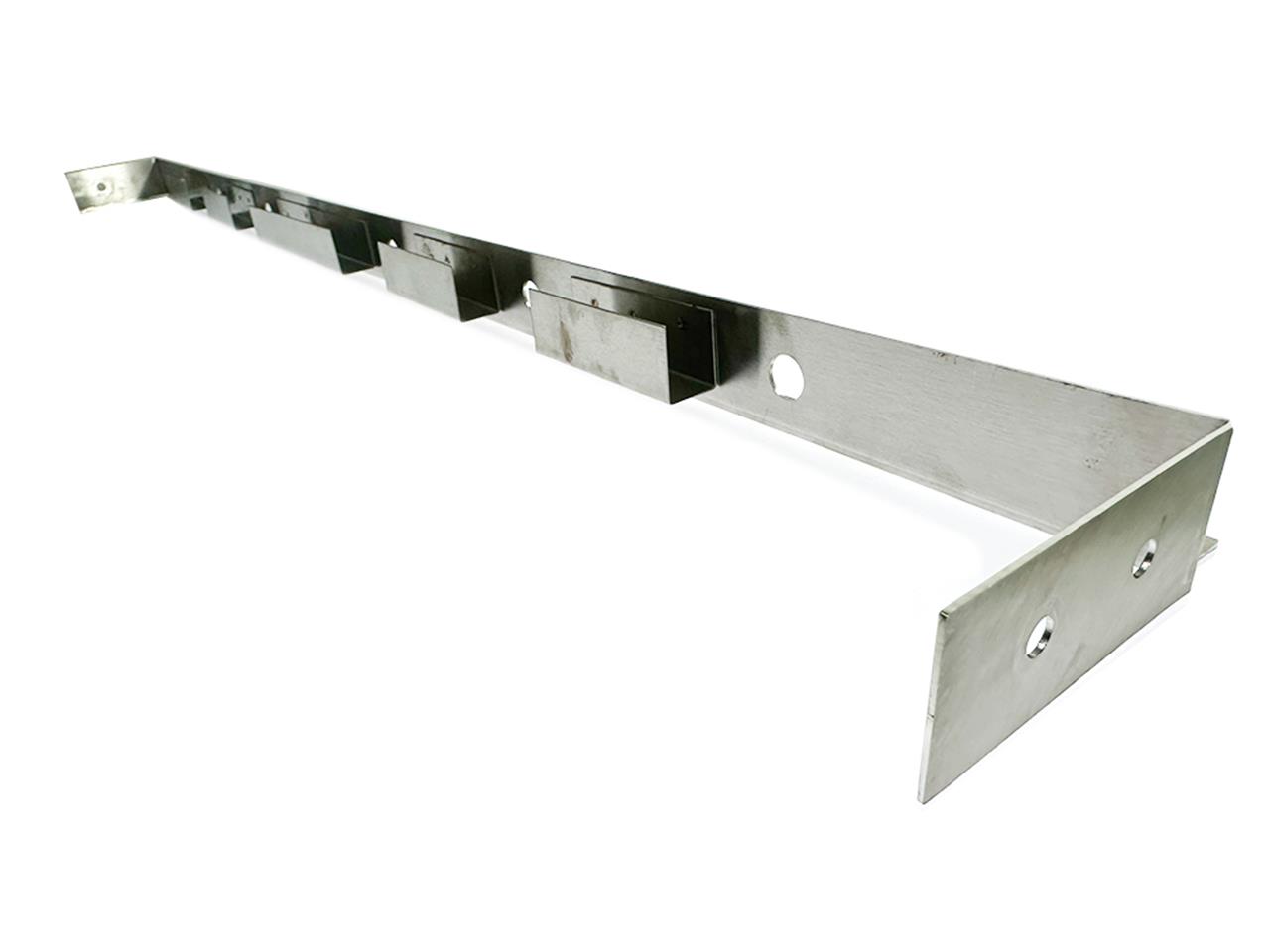 Grill Replacement Parts: Stainless Burner Bracket Support With Crossovers - 35-3/4in. - (6 Burner Models)