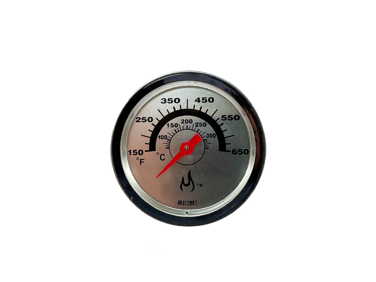 Grill Replacement Parts: Round Temperature Gauge - 2-3/8in. dia., 2-1/4in. Probe