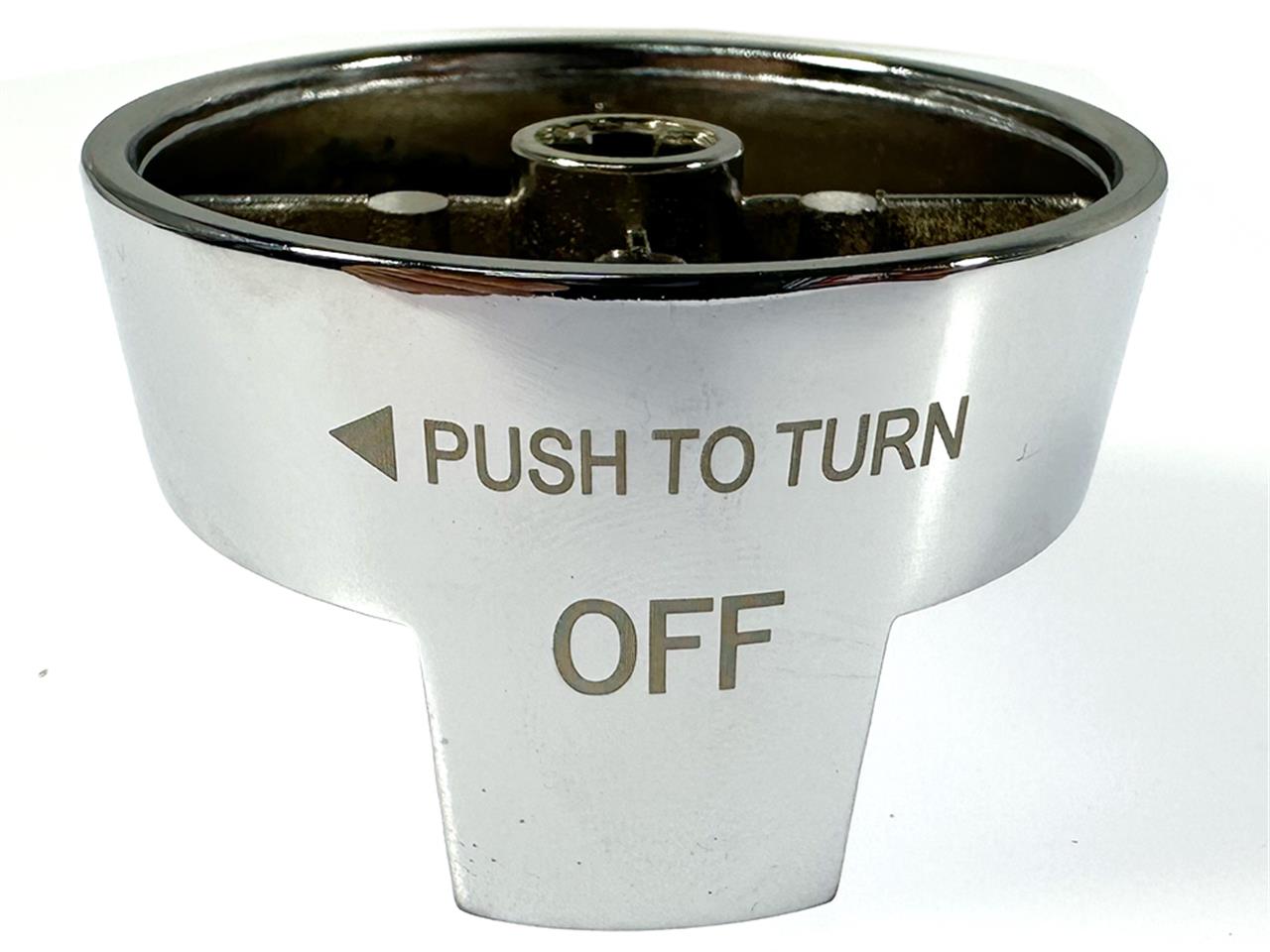 Grill Replacement Parts: Control Knob for Main Burner - Chromed Solid Steel - (ProFire)