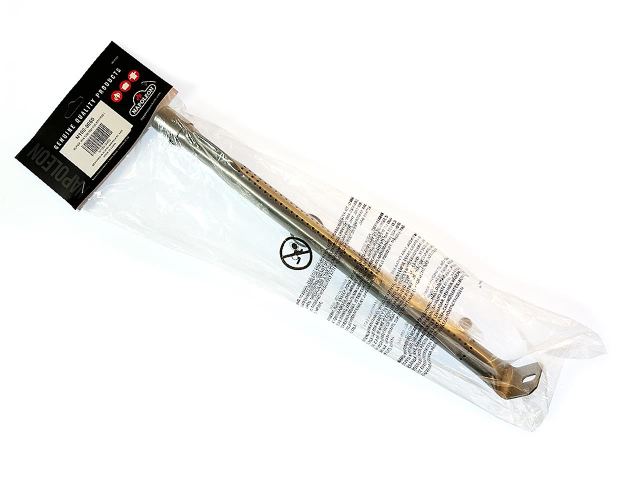 Grill Replacement Parts: Main Burner Tube - 17in. - 18ga. Stainless Steel (Rogue, Freestyle)
