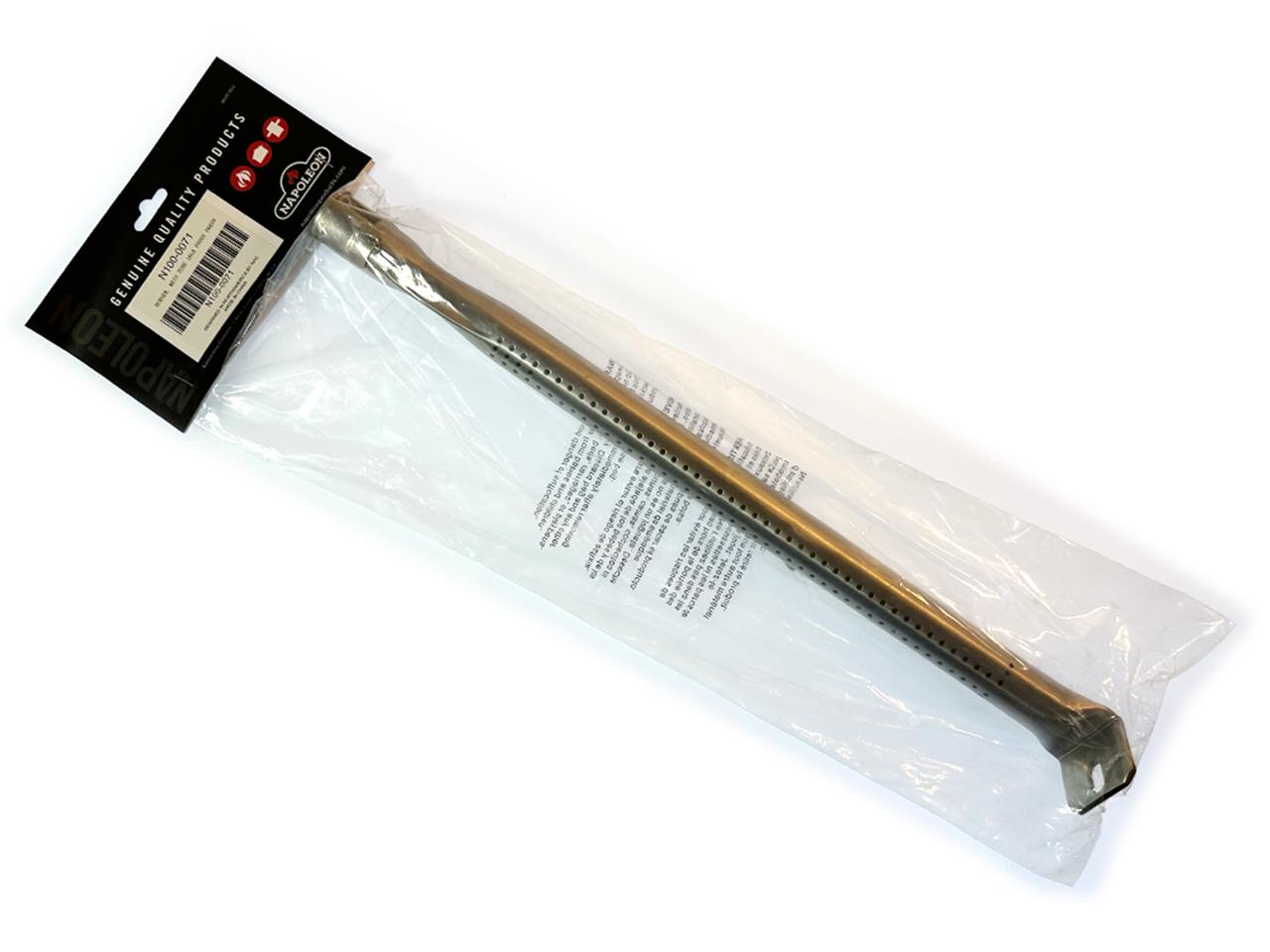 Grill Replacement Parts: Main Burner Tube - 17in. - 16ga. Stainless Steel (Prestige)