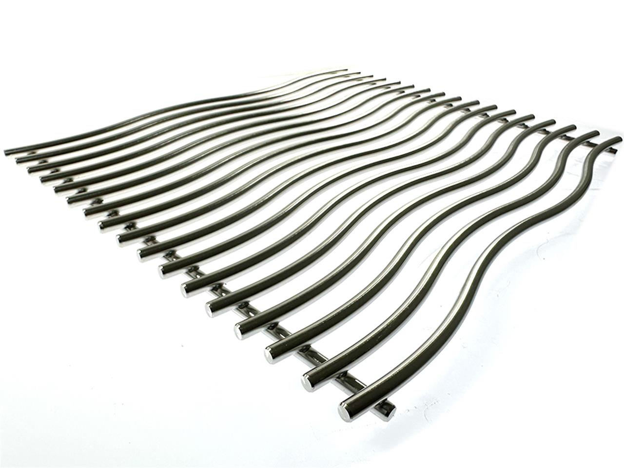 Grill Replacement Parts: Wave Stainless Steel Cooking Grate - 13.75" x 17.75" - (Prestige 500/665)