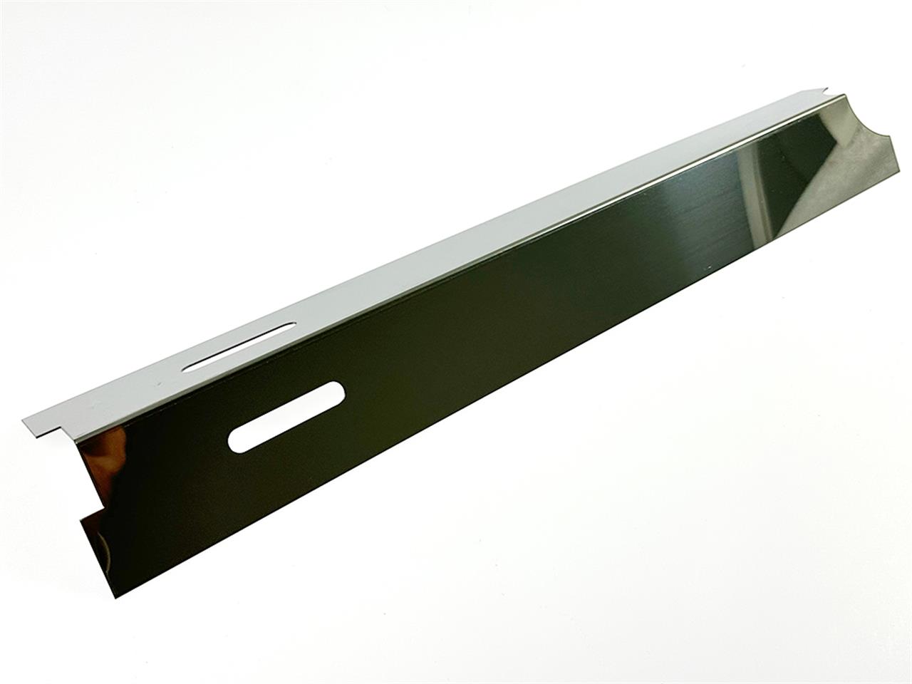 Grill Replacement Parts: 17-9/16in. X 3-3/16in. Burner Heat Distribution Shield - Perfect Flame