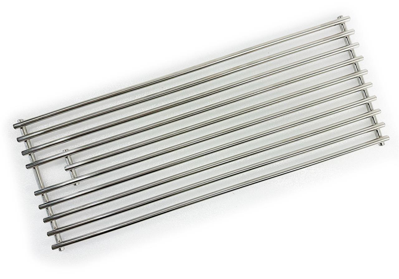 Grill Replacement Parts: Cooking Grate - Solid Stainless Steel Rod - (19in. x 7-3/4in.) - Turbo