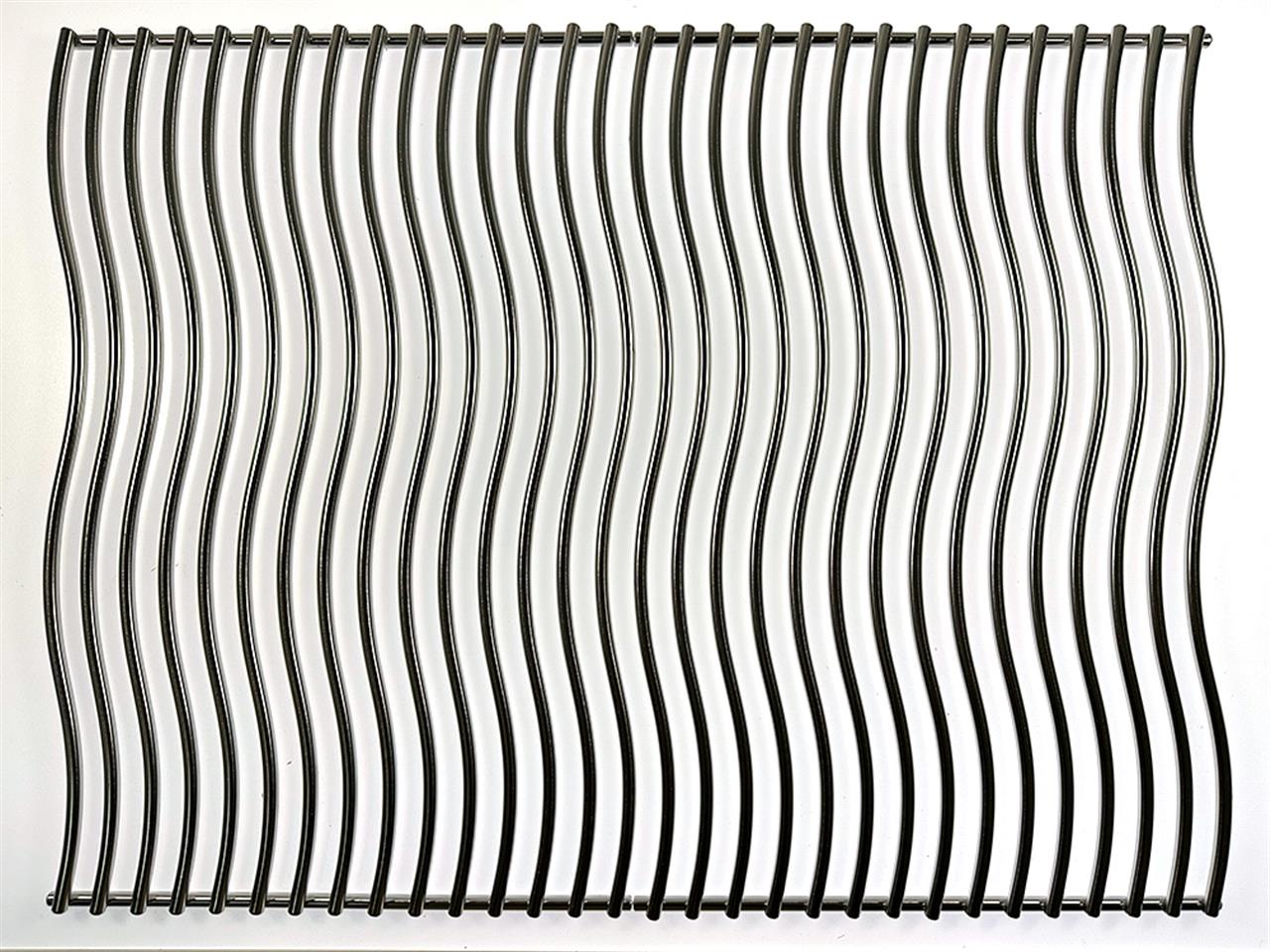 Grill Replacement Parts: Stainless Steel WAVE Cooking Grates - 2pc Set - (Rogue 425)