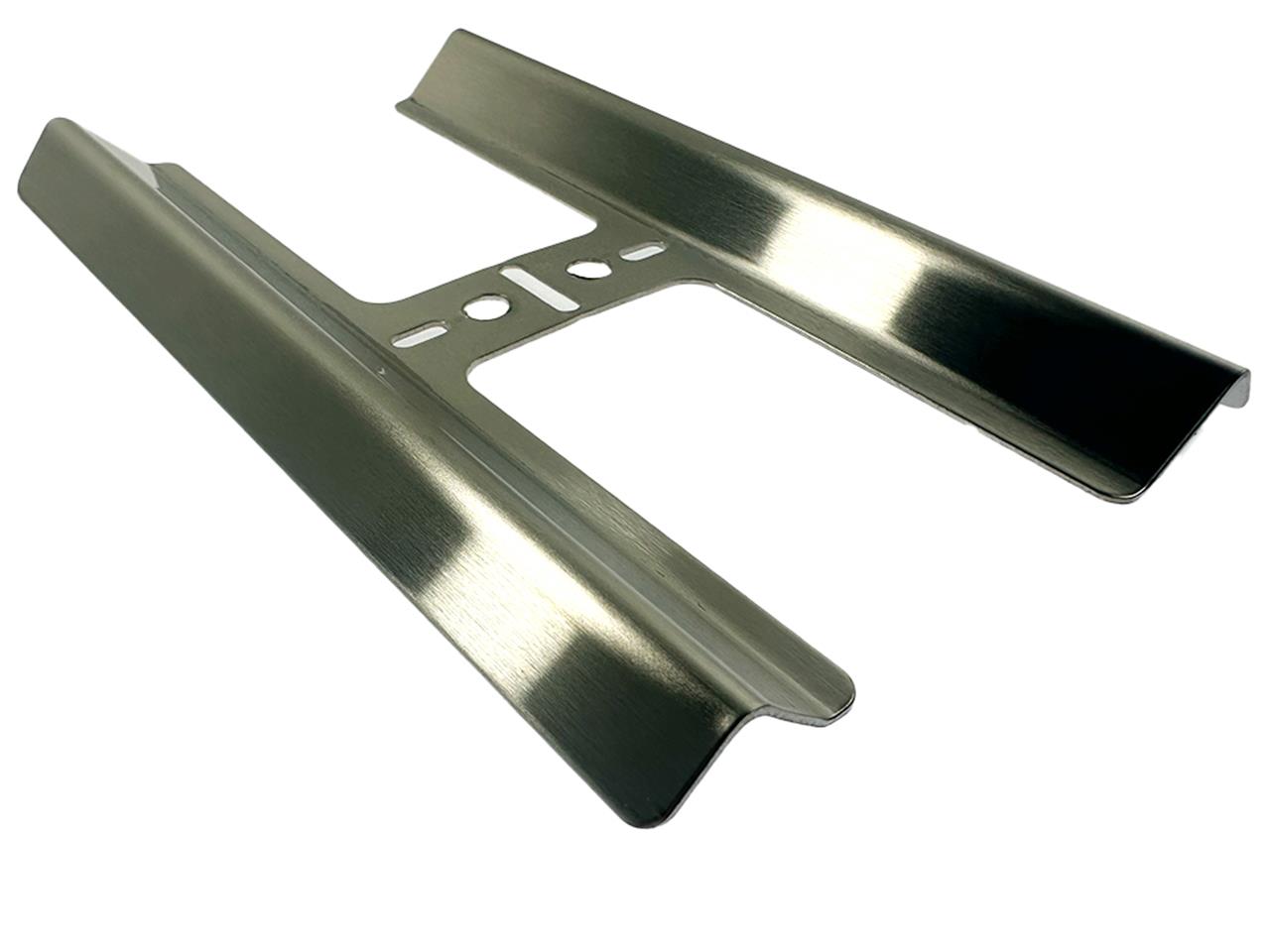 Grill Replacement Parts: Crosslight Burner Bracket - Flame Carryover Channel - 3pc Set - (Rogue 525)
