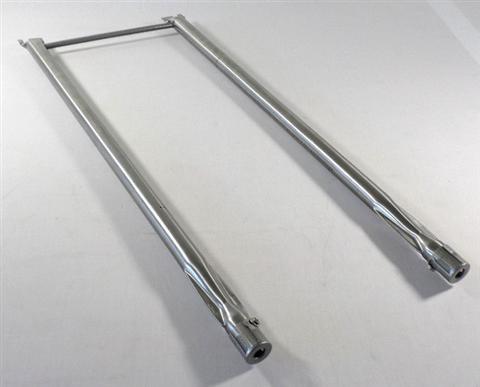 Parts for Gas Grill Burners Grills: Tube Burner and Flame Crossover Set - 3pc. - Stainless Steel