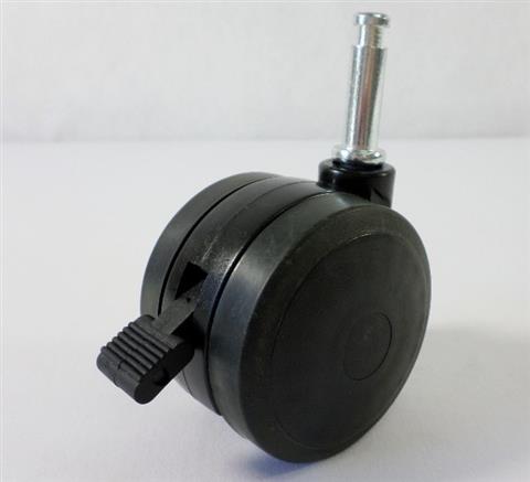 Parts for Broil King Baron Grills: Locking Swivel Caster With Mounting Post, Broil King Baron