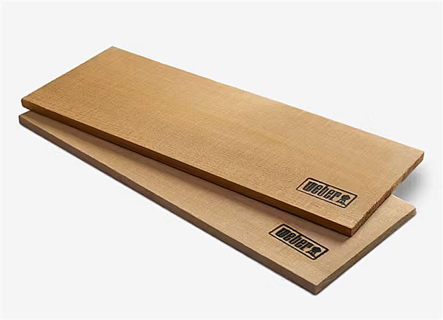 Parts for Commercial Series Infrared Grills: Firespice Cedar Grilling Planks - 2 pack - (15in. x 5-3/4in. x 5/16in.)