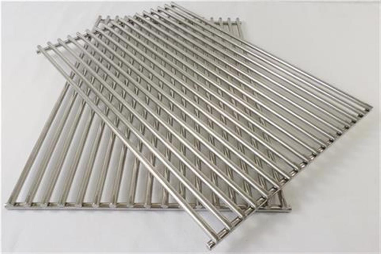 grill parts: 5/16in. Rod Cooking Grate Set (2) - Solid Stainless Steel - (18in. x 23-1/8in.)