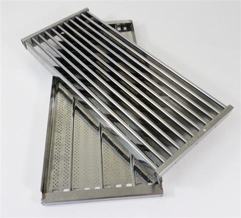 Parts for Performance Series 4 Burner Grills: 18-3/8" X 30-1/2" Four Section Infrared Cooking Grate Set (Pre-2015 Models)
