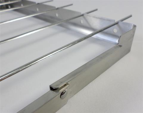 Parts for Genesis II Grills: Kabob Skewers and Collapsible Spit - Stainless Steel - (7pc. Set)