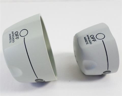 Parts for Q300 Grills: "Set Of Two" Control Knobs, Weber Q300/320 and Q3200