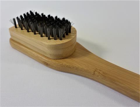 Parts for Commercial Series Grills: Grill Brush - 18in. Bamboo Handle - Angled Bristle Head