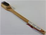 Brinkmann grill parts: Grill Brush - 18in. Bamboo Handle - Angled Bristle Head (image #1)