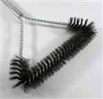 CharBroil Advantage Series grill parts: Grill Brush - 18in. Round Three-Sided  (image #2)