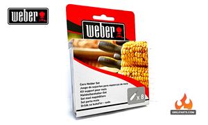 Accessories grill parts: Weber Corn Cob Holders with Case - 9pc. Set (image #2)