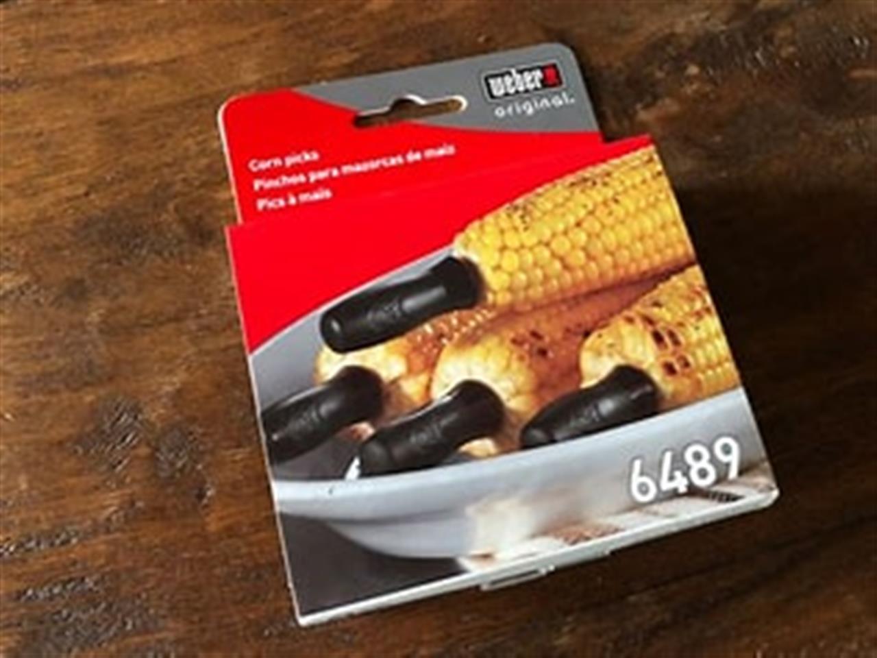 grill parts: Corn Cob Holder Set with Case (8 Holders)