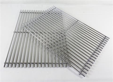 Parts for Cooking Grates Grills: 18-15/16" X 26-7/8" Two Piece Stainless Steel Cooking Grate Set, Genesis II "LX" 340 (2017 And Newer)