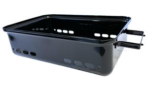  Go-Anywhere grill parts: Firebox Bottom Bowl - Weber Go-Anywhere Charcoal Grill - (16-3/8in. X 10-5/16in.) (image #1)