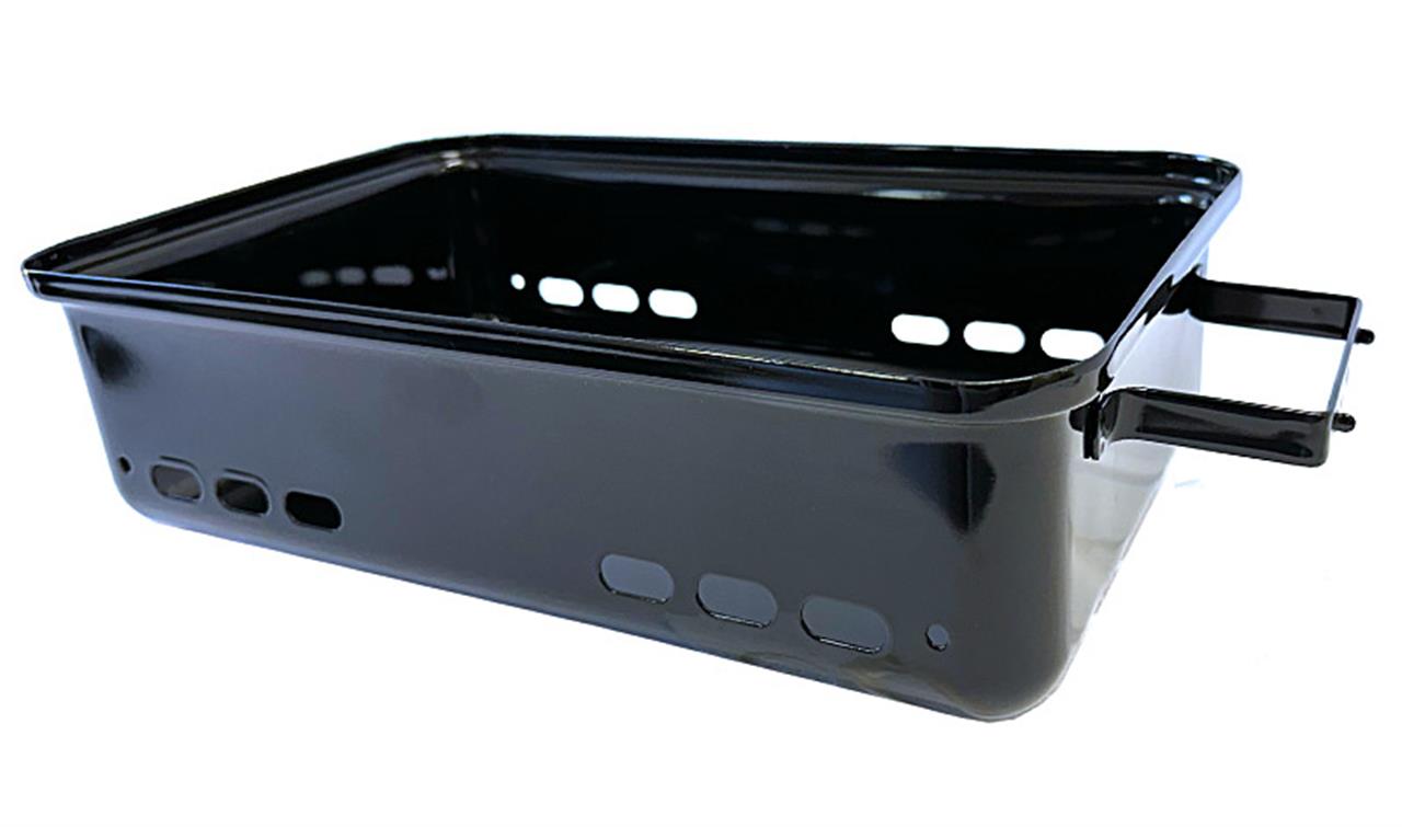 grill parts: Firebox Bottom Bowl - Weber Go-Anywhere Charcoal Grill - (16-3/8in. X 10-5/16in.)