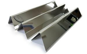  2013 Spirit 200 grill parts: Flavorizer Bar Set - 3pc. - Stainless Steel - (15-1/4in.) (image #1)