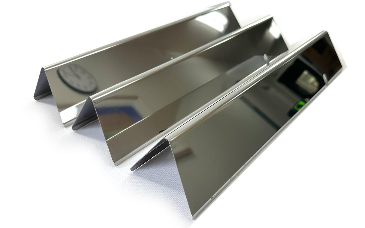 grill parts: Flavorizer Bar Set - 3pc. - Stainless Steel - (15-1/4in.)