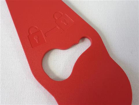 Grill Replacement Parts: Red Cart Latch, Weber Traveler