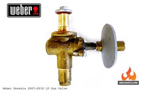  2007 Genesis 300 grill parts: Main Burner LP Gas Control Valve - Weber Genesis (2007-2010) (image #3)