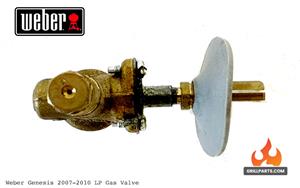  2007 Genesis 300 grill parts: Main Burner LP Gas Control Valve - Weber Genesis (2007-2010) (image #5)