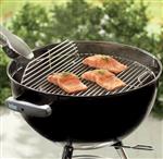  Weber Charcoal Grills grill parts: 17-1/2" Diameter "Hinged" Cooking Grate, For 18.5" Charcoal Kettle  (image #2)