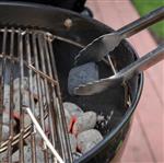  Weber Charcoal Grills grill parts: 17-1/2" Diameter "Hinged" Cooking Grate, For 18.5" Charcoal Kettle  (image #3)