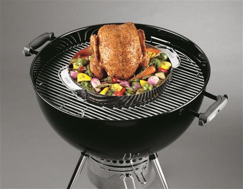 Parts for Genesis II Grills: Poultry Roaster & Grilling Tray - with Removable 12oz. Insert for Liquids