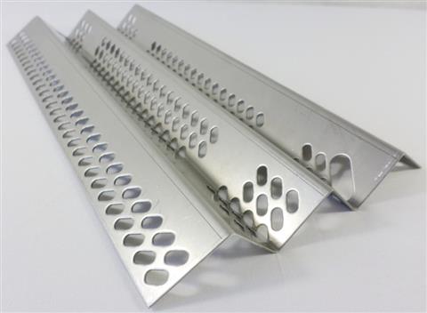 Parts for Burner Shields Grills: 15-1/2" X 8-5/16" Stainless Steel Heat Shield/Vaporizing Panel For AOG 30" Models (Replaces OEM Part 30-B-05)