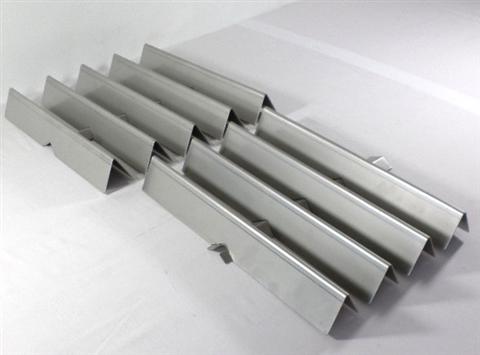 Parts for Burner Shields Grills: Summit Silver/Gold/Platinum A/A4 & B/B4 Stainless Steel #9896 Flavorizer Bar Set