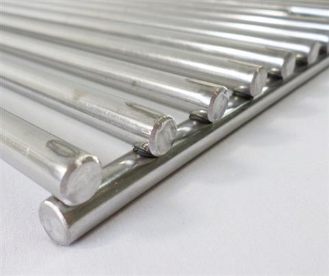 Parts for Cooking Grates Grills: 3/8in. Rod Cooking Grate - Solid Stainless Steel - (19-1/4in. x 13-5/8in.)